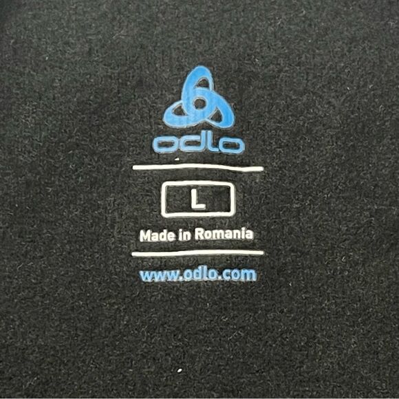 Odlo Evolution Warm Long Sleeve Crew Top  in black - L - Picture 7 of 8